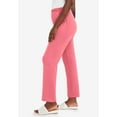 thumbnail image 4 of Jessica London Women's Plus Size Soft Ease Pant - 14/16, Heather Charcoal, 4 of 5