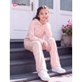 thumbnail image 3 of PatPat Girls Clothes 2 Piece Hoodie Outfit Set Leopard Print Sweatshirt Pants Pink 7-8Y, 3 of 12