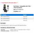 thumbnail image 2 of Fuel Pump - Compatible with 1963 - 1965 Ford Falcon 1964, 2 of 2
