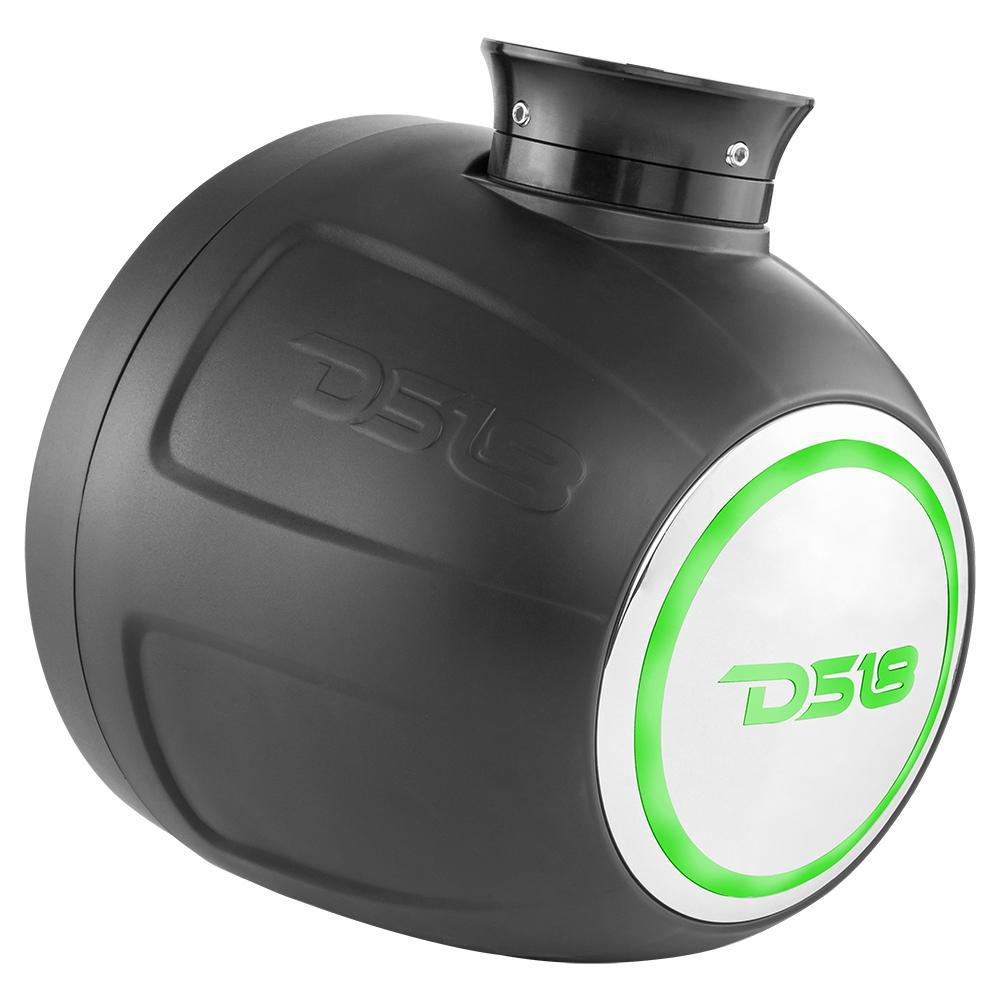 DS18 NXL-PS6BK 6.5" Wakeboard Tower Speakers – 300W Max With RGB Lights (Pair, Refurbished)