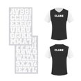 thumbnail image 5 of SEI 1.5-inch Iron-on T-Shirt Letters, Sport Letter Flock Heat Transfers, White, 5 of 5