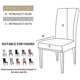 thumbnail image 2 of Funda navideña para silla de comedor, funda protectora para asiento de silla lavable y extraíble de alta elasticidad, 2 uds., 2 of 3