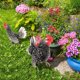 thumbnail image 2 of Decoración de jardín de patio de aves de corral, decoración de patio de patos de pollo acrílico, estatua de jardín, decoración con forma de Animal de estilo granja, escultura de jardín, 2 of 5