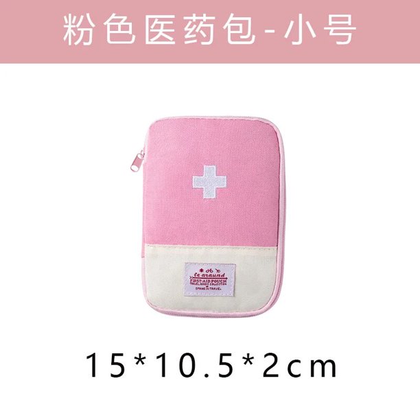 Bolsa médica portátil, organizador de botiquín de Color Macaron, Kit de primeros auxilios de viaje, Kits de emergencia médica para el hogar