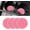 4Pcs,Pink, variant on Bling Car Cup Coaster, 2.76 inch Auto Cup Holder Insert Coasters,Silicone Anti-Slip Crystal Rhinestone Drink Mat, Universal Vehicle Interior Accessories for Women Girls (Black,2 Pcs)