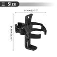 thumbnail image 4 of Unique Bargains Bike Bottle Cage Rack Iron Bicycle Drink Holder for MTB Road Cycling Black, 4 of 7