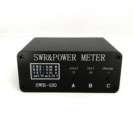 

SWR-120 1.8MHz-50MHz 0.5W-120W Standing- Meter OLED Digital Display SWR HF Short Waves Meters Power Watt Meter