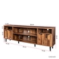 thumbnail image 6 of TV Stand Modern Wood Media Entertainment Center Console Table with 4 Doors and 4 Open Shelves 00125, 6 of 9