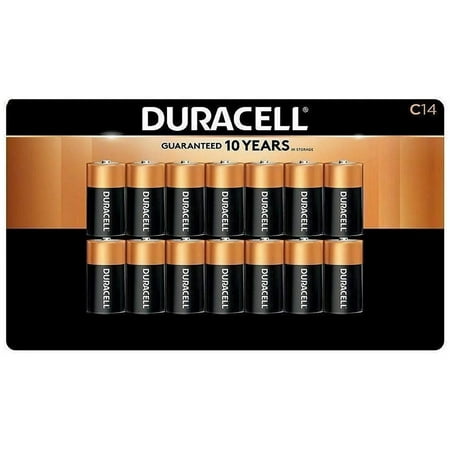 Duracell C Alkaline Batteries 14 Count