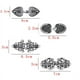 thumbnail image 3 of Juego de 4 clips vintage para suéter con forma de remolino, clip para capa, clip para cárdigan vintage, cuello chal, botón, vestido, broche para camisa, clip para niñas y mujeres, 3 of 4