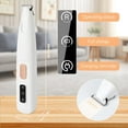 thumbnail image 5 of Saffory Paw Trimmer, Saffory Electric Dog Trimmer for Paws, Dog Trimmer, Pet Paws Trimmer with Led Light, Rechargeable Low Noise Pet Trimmer Waterproof Hair Clipper (White 1 Set), 5 of 7