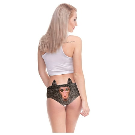 

Huachen Cartoon Animal Ear Printing Seamless Breathable Women s Underwear Low Waist Sexy Briefs