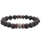 thumbnail image 1 of Pulsera tipo esclava para hombre con piedras volcánicas y cuentas naturales, yoga, mujer, piedra, 1 of 4