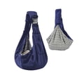 thumbnail image 2 of Foldable Unisex Sling Backpack Adjustable Strap Breathable Daypack for Outdoor Travel Hiking Commuting Compact Portable Carryall Storage Pouch Blue,One Size, 2 of 3