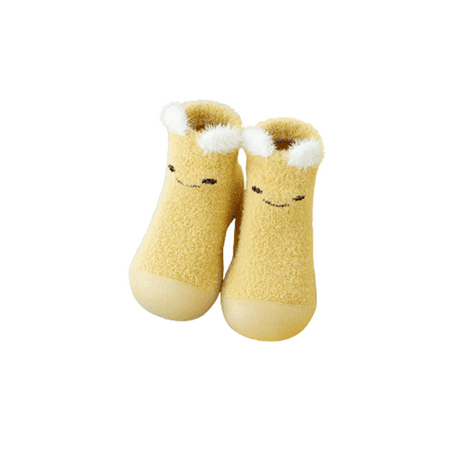 

Binmer Infant Toddler Shoes And Socks Autumn And Winter Baby Winter Thickened Men S And Women S Newspaper Floor Socks To Write Indoor Soft Bottom Cotton Shoes