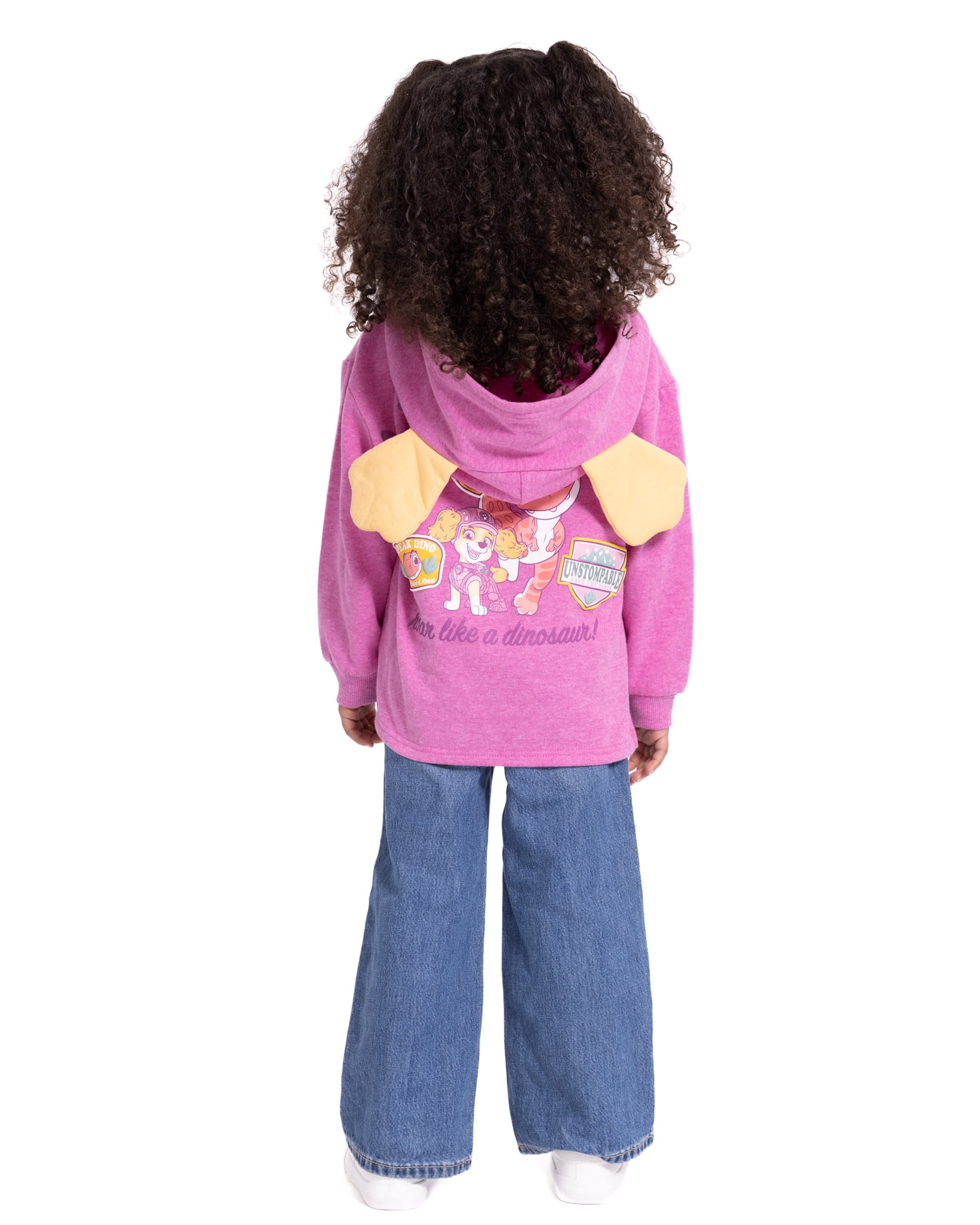 Paw Patrol Movie Toddler Girls' Cosplay Graphic Hoodie with Long Sleeves, Sizes 12M-5T