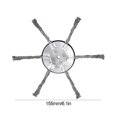 thumbnail image 4 of Disco Deshierbe Cuchilla Cortadora Césped Alambre Acero para Estacionamiento Jardín Doméstico, 4 of 9