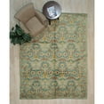 thumbnail image 2 of EORC Green Handwoven Wool Transitional? Spanish Style Rug, 9' x 11'8, 2 of 4