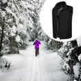 thumbnail image 3 of Chaqueta tipo chaleco calefactable, Chaleco calefactor eléctrico para el cuerpo, Chaleco calefactor para con 9 calefactoras, Motocicleta al - Negro XXXL jinwen Chaleco climatizado eléctrico, 3 of 8