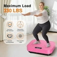 thumbnail image 3 of Vibration Plate Exercise Machine, 2025 Upgraded Fitness Vibrating Lymphatic Drainage Full Body Workout Shaker for Weight Loss, Featuring a 330 Lbs Capacity Vibrate Fitness Platform with 8 Modes, 3 of 8