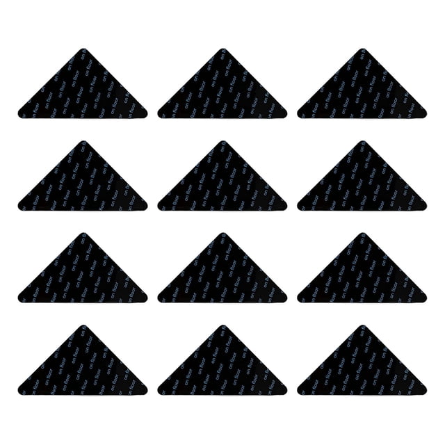 Agiferg Rug Pads Grippers, 12 PCS Non Slip For Rug, New Materials To Non Curling Rug Pad : Keep Your Rug In Place & Make Corner Flat And Easily Peel Off