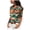 Green, variant on felwors Womens Sunset Palm Tree Hawaiian Shirt Loose Fit Tropical Vacation Button Up Blouse (Green, XXL)