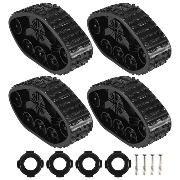 4Pcs Upgrade Track Wheels Spare Parts for 1/16 B14 B24 C14 C24 Truck RC Car Accessories Upgrade Spare Parts RC Car Parts