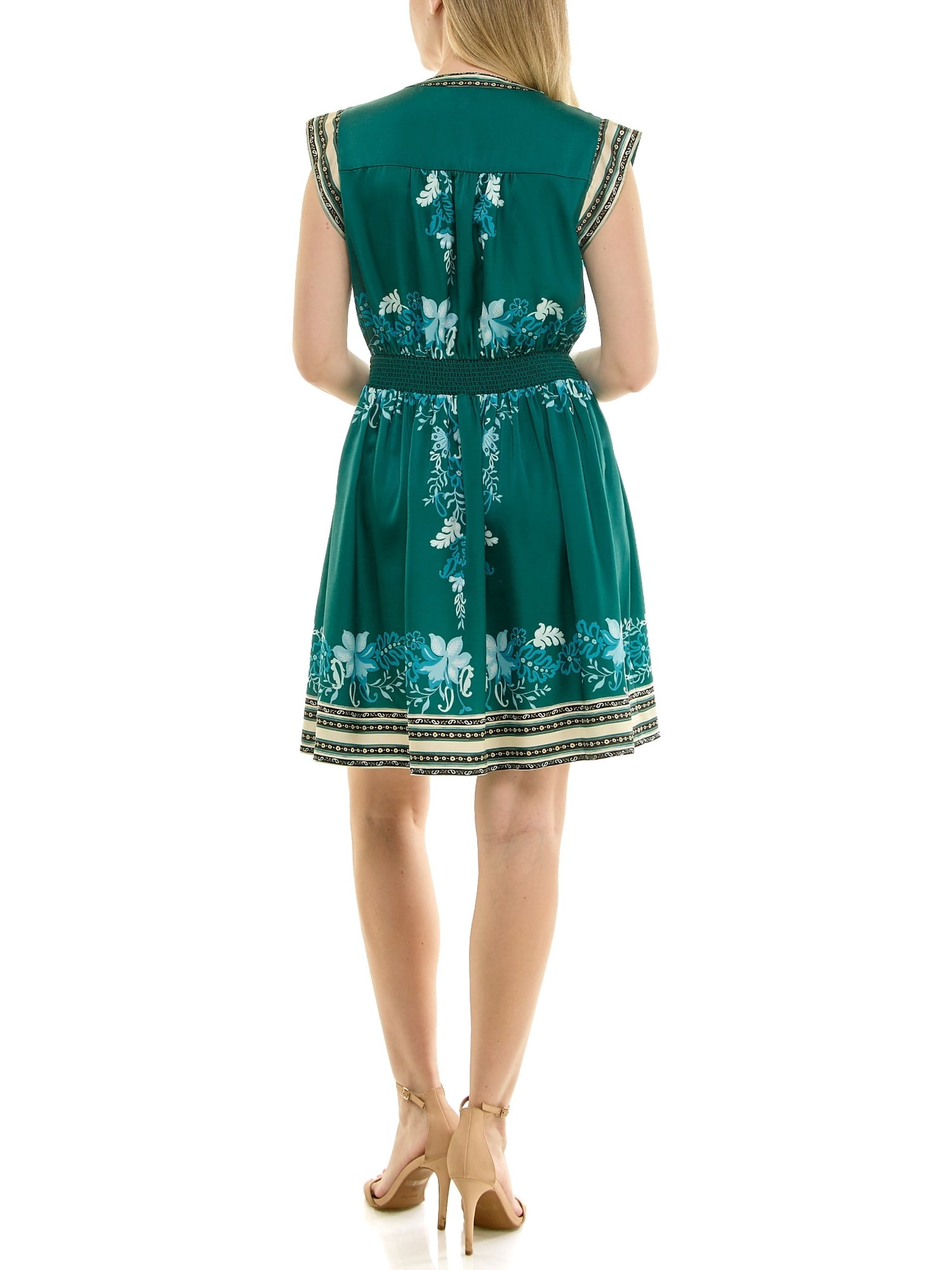 Nanette Lepore Sleeveless Mirror Print Mini Dress - Walmart.com