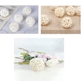 thumbnail image 4 of 24 Pack 2 Inch Rattan Ball Wicker Balls,Decorative Balls for Craft,Party,Valentine's Day,Wedding Table Decoration(Natural Wood,White,Dark Blue,Blue), 4 of 7