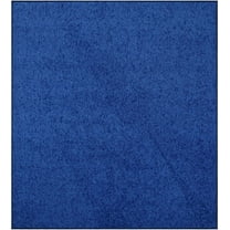 Furnishmyplace Modern Plush Solid Color Rug - Pet Friendly, Made in USA, Neon Blue Area Rugs 7' x 7'