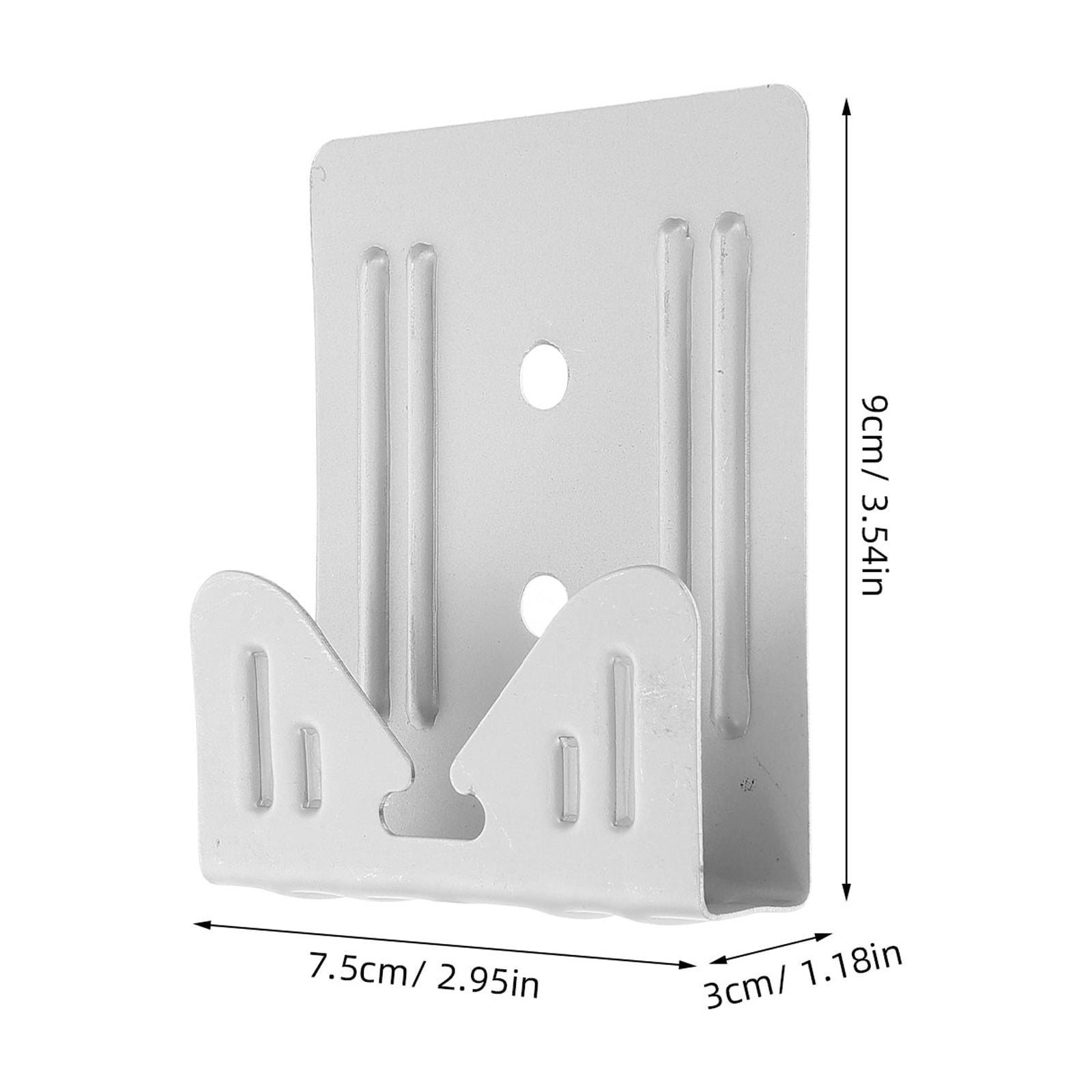 LEORX 10Pcs Corrosion Resistance Metal Mirror Holder Clip Picture Hanging Supplies 3.54X2.95X1.18in