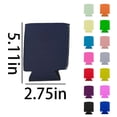 thumbnail image 3 of Can Cooler Sleeves, Insulated Neoprene Can Coolies, Non-Slip Beer Can Sleeve, Standard Can Insulator, Reusable Bottle Cooler Holder, Bulk Can Sleeve Set for Beer Soda Energy Drinks, Blue, 3 of 5