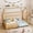 Natural Wood, variant on Papajet Twin Size House Bed, Montessori Wooden Floor Bed Frame with Guardrails, Playhouse Roof, Easy Assembly, Natural Wood