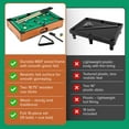 thumbnail image 2 of MAGDANA Mini Pool Game Table Set for Kids and Adults with Balls, Chalk, and Triangle Rack, 2 of 8