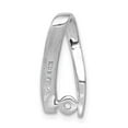 thumbnail image 3 of Real 14kt White Gold Peg Set Slide Mounting; for Adults and Teens; for Women and Men, 3 of 5