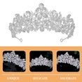 thumbnail image 5 of MLINS Decor Crown Hair Accessory Bride 18.00X16.00X6.00CM Silver, 5 of 8