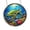 B, variant on AZXY Turtle Acrylic Suncatcher Window Hanging, 7.87 Inch Stained Glass Art Ornament, Crystal Sun Catcher Indoor Outdoor Garden Patio Wall Decor Gift