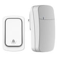 thumbnail image 1 of Fiudx Ofertas relámpago del día, solo en línea Kit de timbre inalámbrico Plug and Play para puerta, volumen ajustable, timbre de 200 m, 38 melodías, 1 of 4