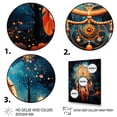thumbnail image 3 of Designart "Symbolic Journey Dream Catcher painting III" Dream Catcher Floater Framed Wall Art Print, 3 of 7