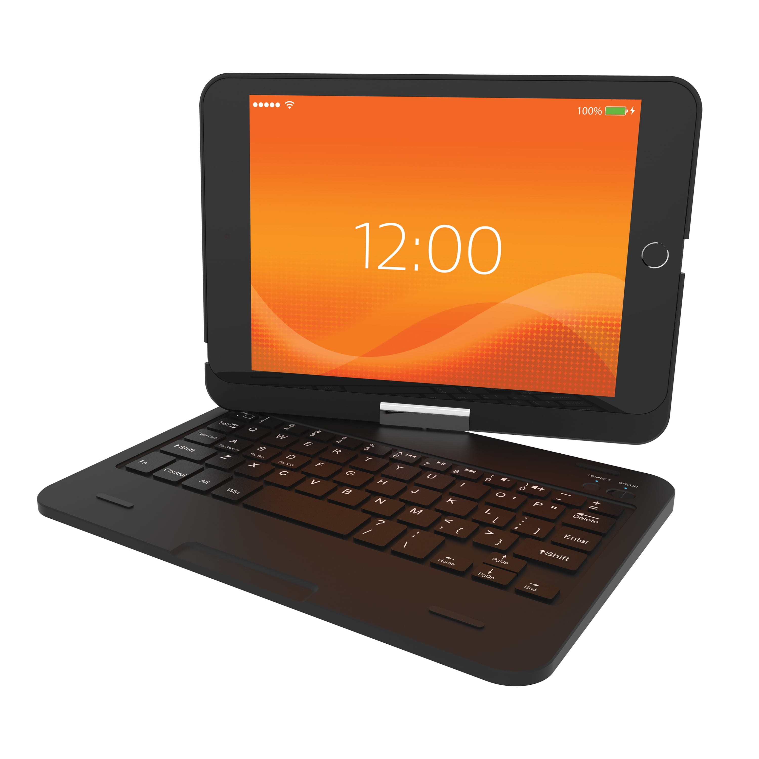 Blackweb Swivel Case With Keyboard, For iPad Mini 4