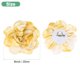 thumbnail image 3 of Broches de flores de rosa extragrande, pines de solapa de 8 pulgadas, delicadas de tela de satén, gran camelia, broche sobredimensionado [20 cm, amarillo], 3 of 7