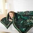 thumbnail image 4 of Homewish Cartoon Dragon Full Size Comforter Sets,Magic Animal Bedding Comforter Set,Green Leaves Bedding Sets For Boys Kids,Breathable Home Decor Reversible,3-Piece, 4 of 8