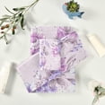 thumbnail image 5 of Dreamtimes Bath Towel Sets for Bathroom Hand Towels Fingertip Towels Vintage Purple Rose Flower 3 Piece Decorative Soft Cotton Absorbent, 5 of 6