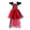 R16/C, variant on Vividxx Girls Dress Kids Girls Witch Halloween Rainbow Black Gown Fancy Dress Up Party Tulle Dresses Hallowmas 8-9 Years
