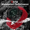 thumbnail image 6 of Findtime Military Watches for Men Digital Tactical Sports Compass Pedometer Calorie Step Counter Watch Waterproof Stopwatch Pacer Running Watch Alarm Electronic Nylon Strap, 6 of 7