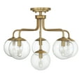 thumbnail image 2 of Marco 6-Light Ceiling Light in Warm Brass, 2 of 6