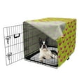 thumbnail image 5 of Pepper Dog Crate Cover, Modern Pop Art with Abstract Colored Creative and Contemporary Chili, Easy to Use Pet Kennel Cover Small Dogs Puppies Kittens, 7 Sizes, Yellow Green Magenta, by Ambesonne, 5 of 6
