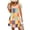 Orange, variant on Spring Dresses for Women 2026 V-Neck A-Line Swing Knee Length Midi Dress Fashion Travel Cruise Outfits with Pockets