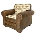 thumbnail image 5 of American Furniture Classics Angler's Cove 4-piece Microfiber Sofa Set in Brown, 5 of 10