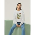 thumbnail image 2 of Sm Catesby Butterfly Iv Sweatshirt Women -Mark Catesby Designs, Female 3X-Large, 2 of 4